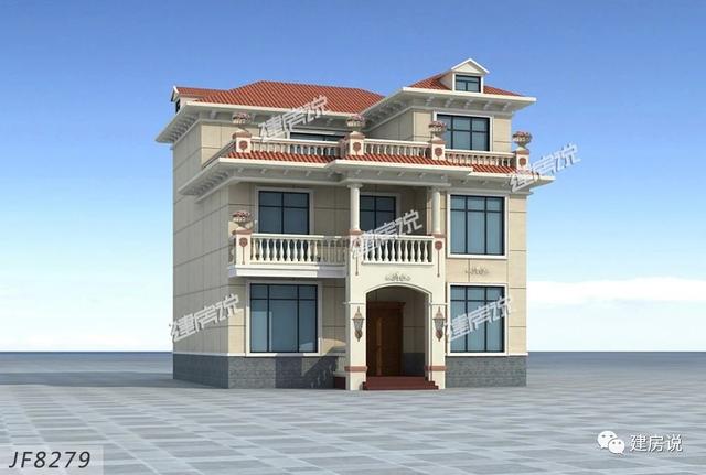 125㎡的歐式別墅設計圖，造型精美、布局合理，絕對會是農村建房一個不可多得的好選擇