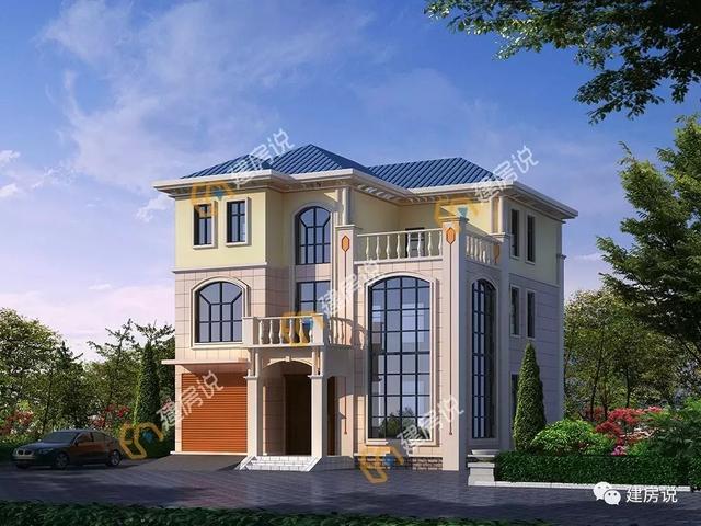 125㎡的歐式別墅設計圖，造型精美、布局合理，絕對會是農村建房一個不可多得的好選擇