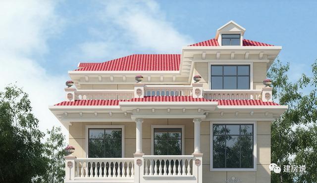 125㎡的歐式別墅設計圖，造型精美、布局合理，絕對會是農村建房一個不可多得的好選擇