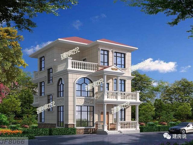 125㎡的歐式別墅設計圖，造型精美、布局合理，絕對會是農村建房一個不可多得的好選擇