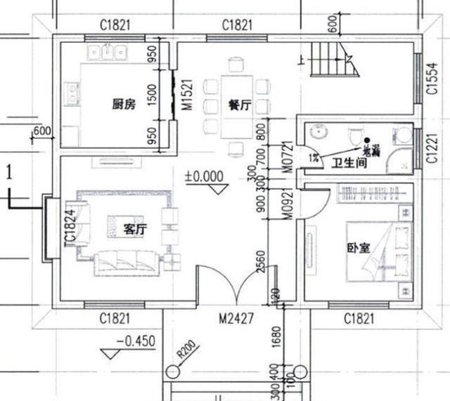 2款25萬二層簡歐農(nóng)村小別墅設(shè)計圖，外形設(shè)計雅觀，室內(nèi)布局流暢