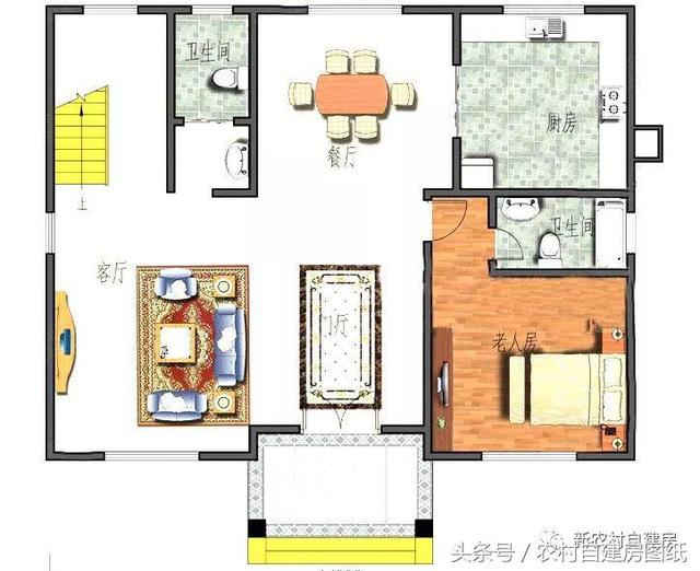 9款農村別墅設計圖帶柴火灶，高端又接地氣，讓你的生活幸福滿滿