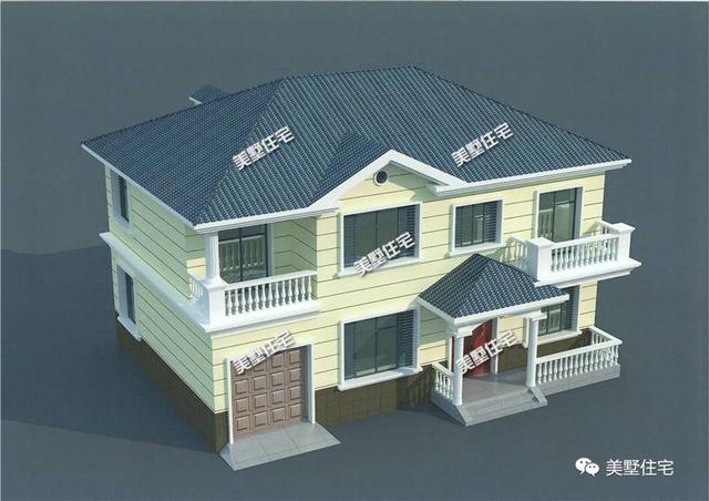 3款兩層很適合在農村建的小別墅設計圖，簡單經濟實用又美觀，你看了一定會喜歡的