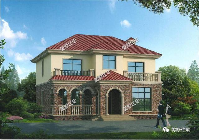 3款兩層很適合在農村建的小別墅設計圖，簡單經濟實用又美觀，你看了一定會喜歡的