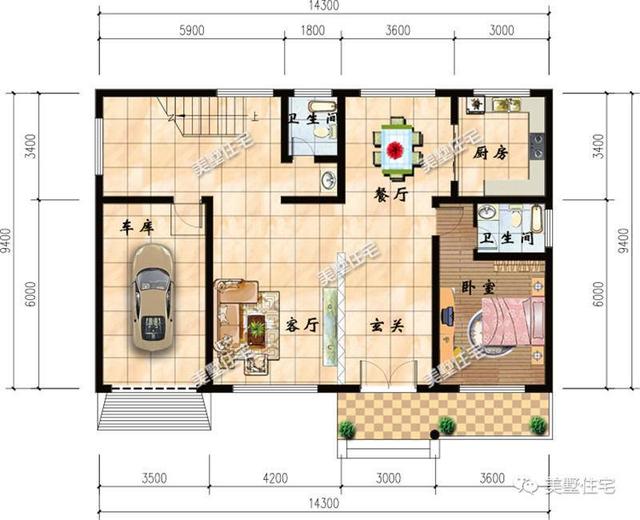3款兩層很適合在農村建的小別墅設計圖，簡單經濟實用又美觀，你看了一定會喜歡的