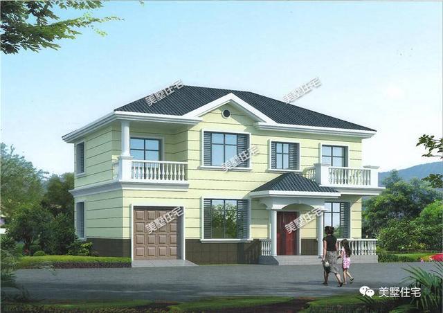 3款兩層很適合在農村建的小別墅設計圖，簡單經濟實用又美觀，你看了一定會喜歡的