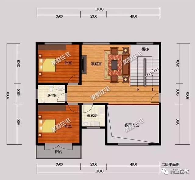 極具現(xiàn)代風(fēng)格的別墅設(shè)計(jì)圖，造價(jià)也不高，是小宅基地的完美首選