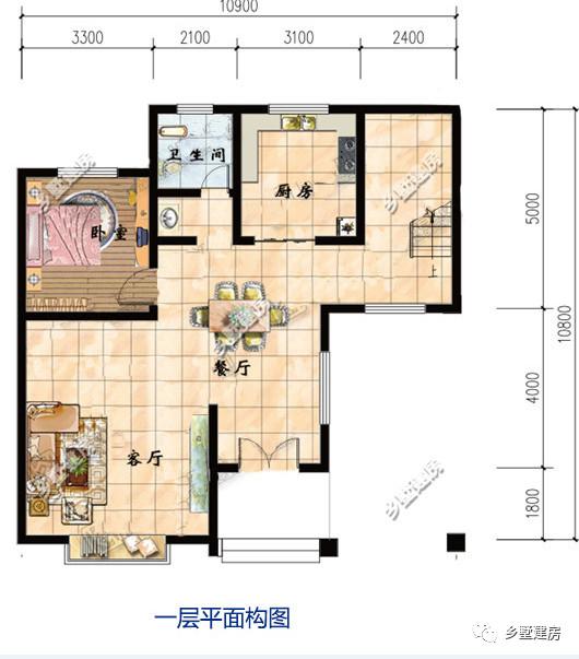 小伙子自建二層別墅設計圖，成為全村人羨慕的對象