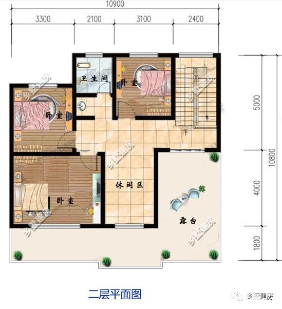 小伙子自建二層別墅設計圖，成為全村人羨慕的對象