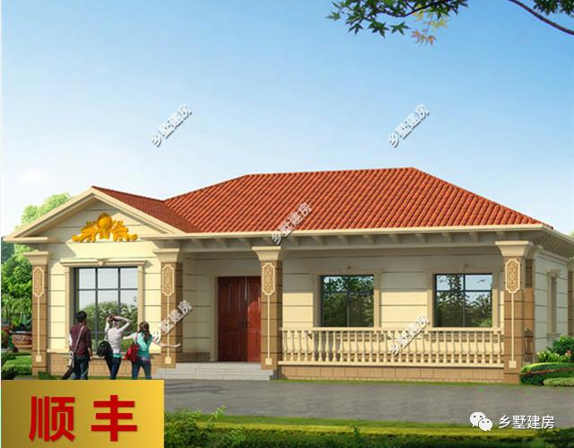 中式三層別墅設(shè)計圖還設(shè)有茶室，能建起這樣的別墅也著實挺拉風