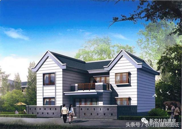 3款不同風格的農村自建房設計圖，造價不到20萬，滿足你的一切要求
