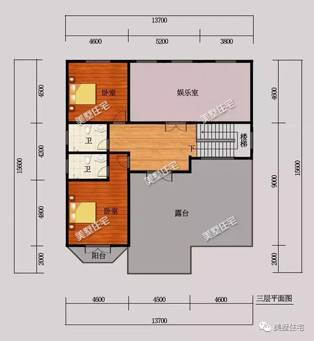 兩棟大氣體面的三層別墅設計圖，又好看又實用難怪大家都喜歡