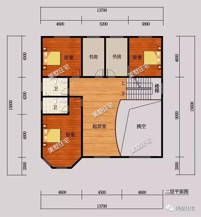 兩棟大氣體面的三層別墅設計圖，又好看又實用難怪大家都喜歡