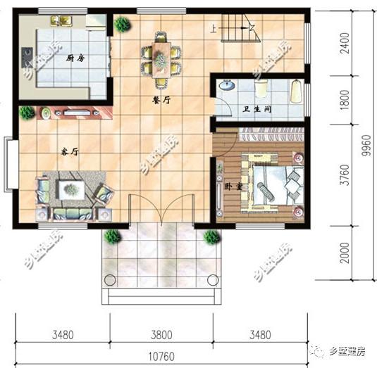 這3款簡約農村小別墅設計圖，每款不到20萬，人人可建的小別墅