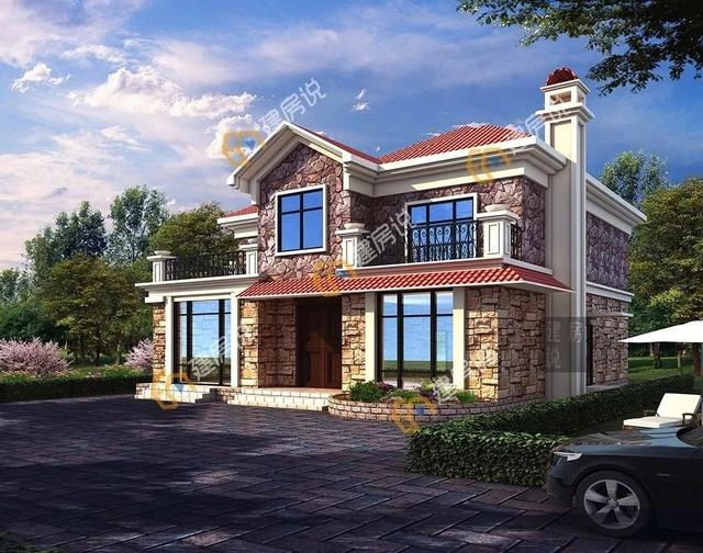 22套二層別墅設計圖同款，這款戶型非常火爆，已經成為一種潮流了