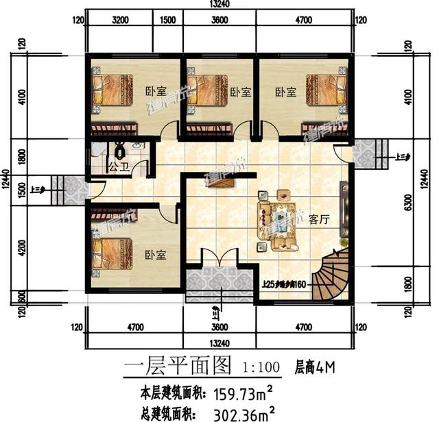 22套二層別墅設計圖同款，這款戶型非常火爆，已經成為一種潮流了