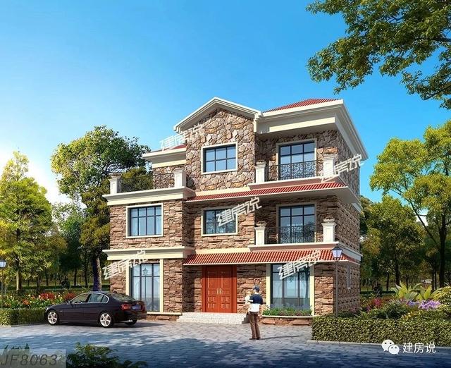 22套二層別墅設計圖同款，這款戶型非常火爆，已經成為一種潮流了