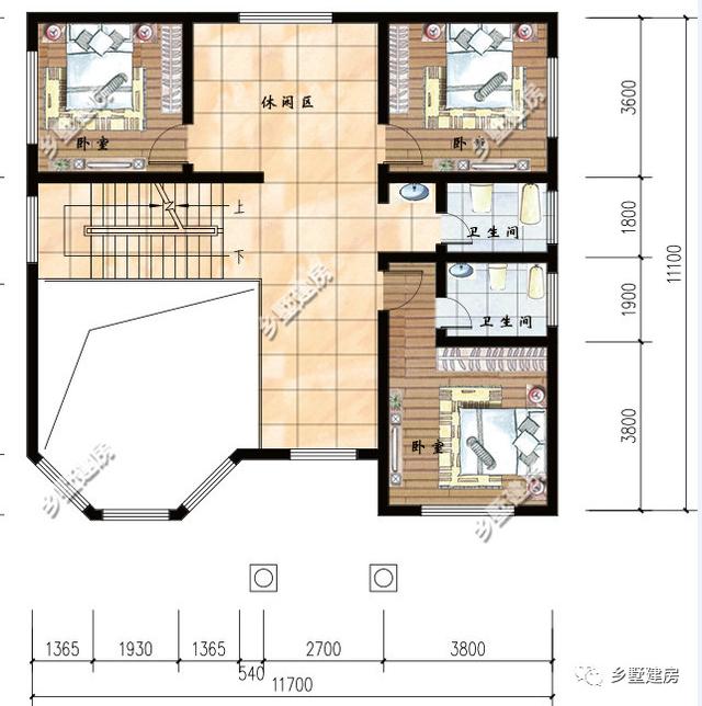 村長家的三層別墅設計圖，歐美風引領農村潮流，引眾人圍觀！