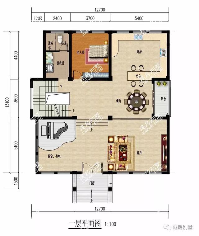 4款帶地下室的別墅設計圖，個性又氣派，住在這樣的房子里是一種享受