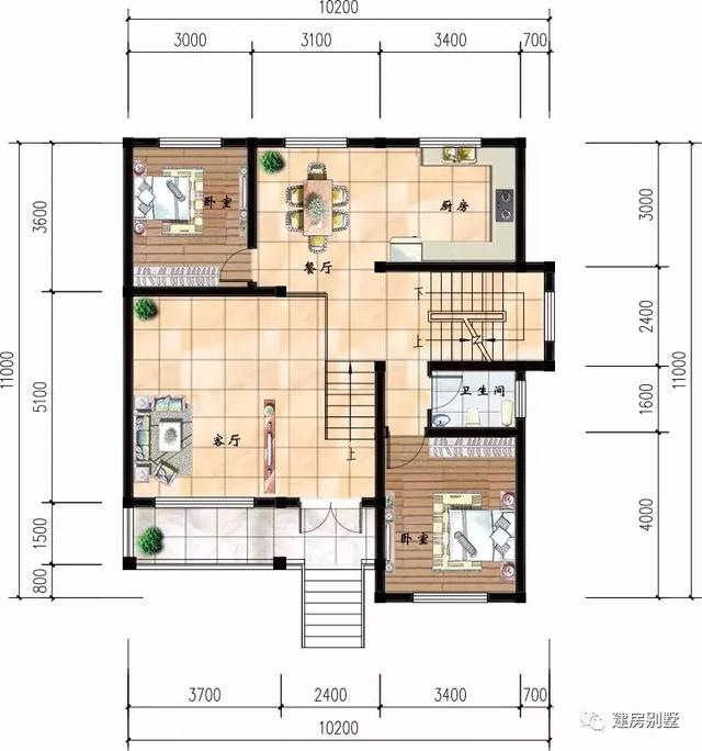 4款帶地下室的別墅設計圖，個性又氣派，住在這樣的房子里是一種享受