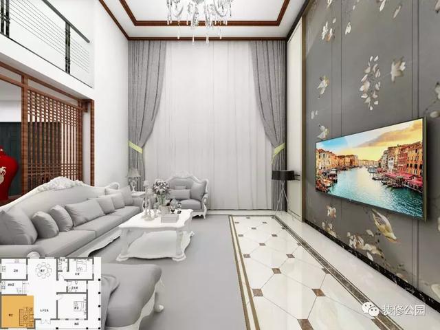 精致二層別墅+挑空客廳設計圖，這樣的農村別墅，不蓋一棟實在太可惜了