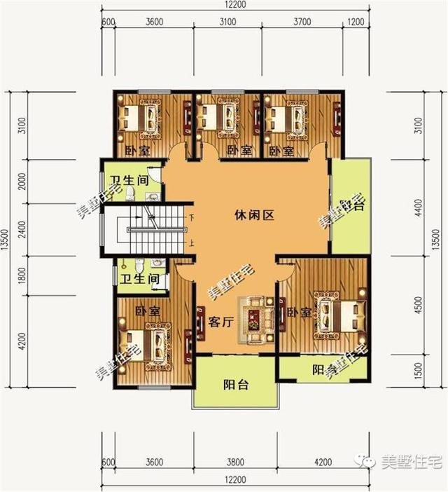2款三層別墅設計圖，簡潔利落美觀實用，建完全村人都羨慕，你喜歡哪一款呢？