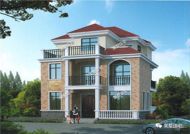 2款三層別墅設計圖，簡潔利落美觀實用，建完全村人都羨慕，你喜歡哪一款呢？