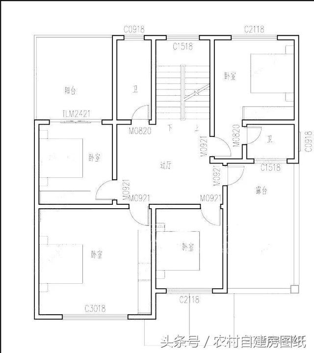強烈推薦4款開間12米的別墅設計圖，每一款都有特別之處