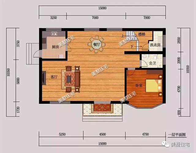 簡歐風格的別墅設計圖，進深10米，造價不高外觀靚，室內布局還實用