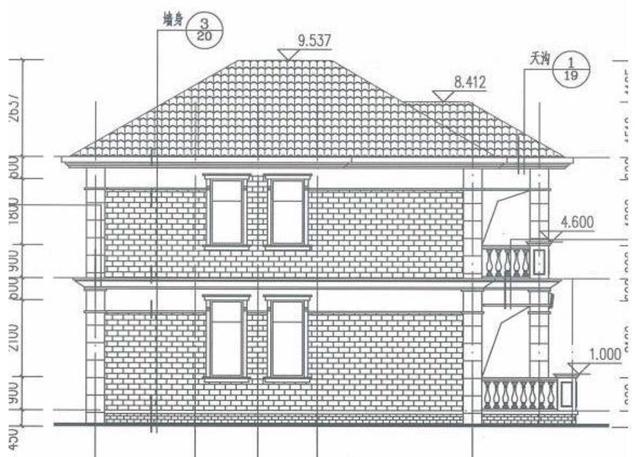 簡單實用的二層農(nóng)村自建房設(shè)計圖，清新淡雅，保證老少都喜歡