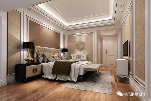 帶車庫和地下室的兩層復式歐式別墅設計圖，大氣美觀