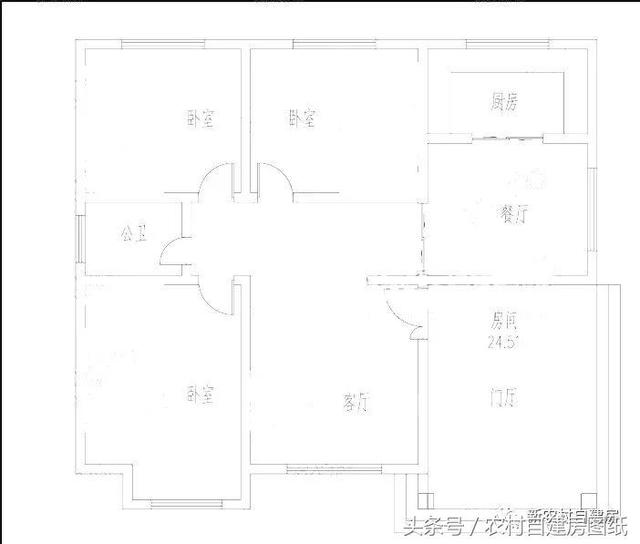 3款一層農村別墅設計圖，性價比高，居住肯定很舒服