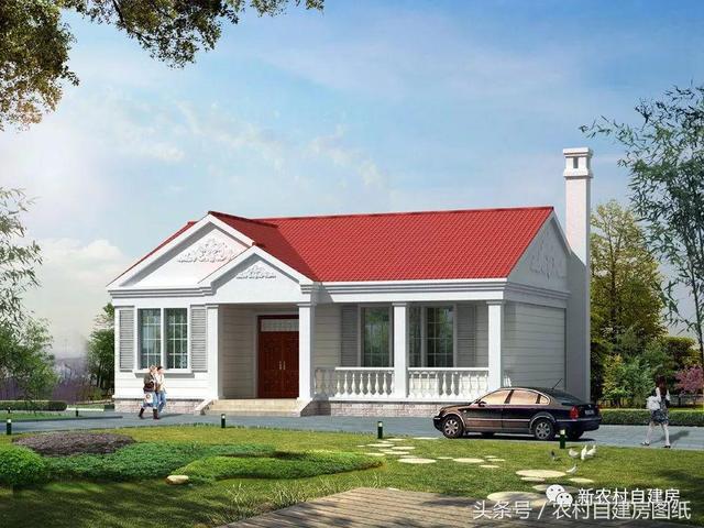 3款一層農村別墅設計圖，性價比高，居住肯定很舒服