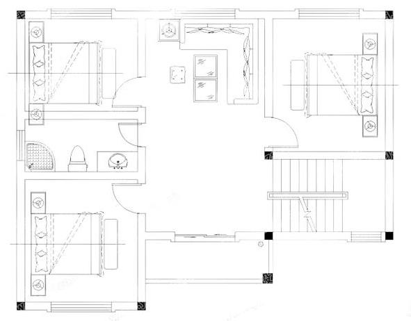 2款磚混結構三層別墅設計圖，完美的戶型，讓人不禁贊賞一番