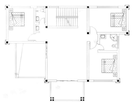 2款磚混結構三層別墅設計圖，完美的戶型，讓人不禁贊賞一番