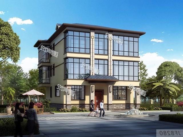 3款新中式別墅設(shè)計圖，配色經(jīng)典，氣派和文雅，室內(nèi)設(shè)計非常走心，接地氣