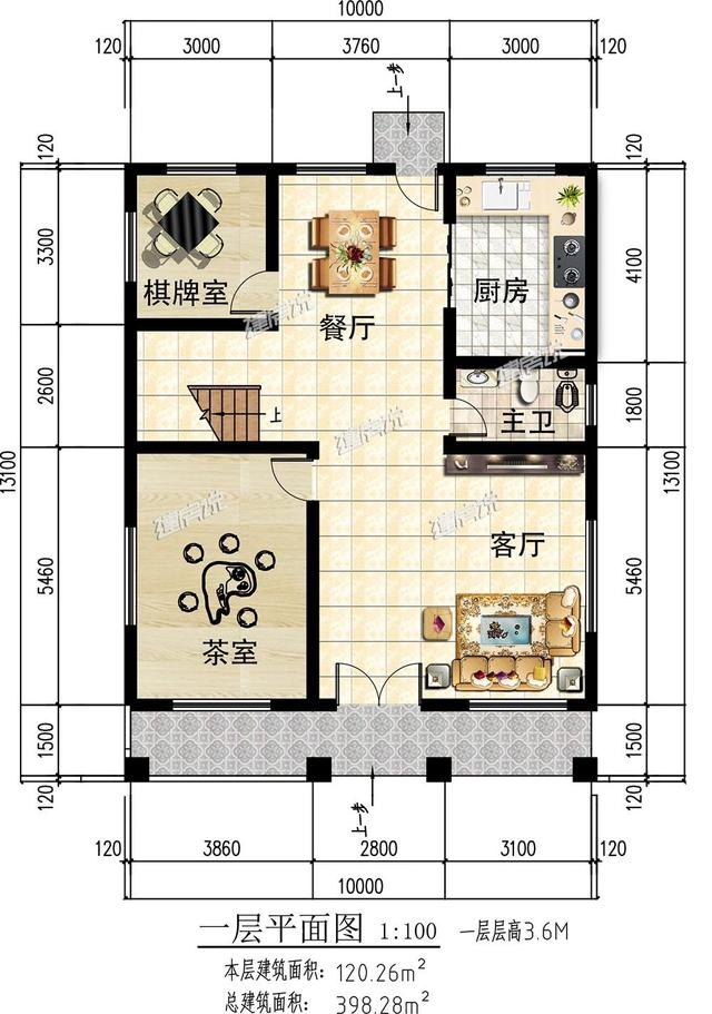 3款新中式別墅設(shè)計圖，配色經(jīng)典，氣派和文雅，室內(nèi)設(shè)計非常走心，接地氣