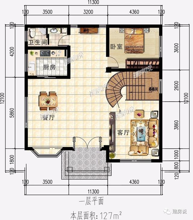 3款新中式別墅設(shè)計圖，配色經(jīng)典，氣派和文雅，室內(nèi)設(shè)計非常走心，接地氣