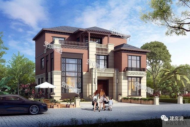 3款新中式別墅設(shè)計圖，配色經(jīng)典，氣派和文雅，室內(nèi)設(shè)計非常走心，接地氣