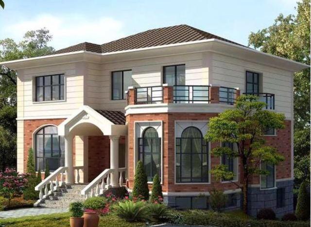 2套的農(nóng)村實用別墅設(shè)計圖，5間臥室，造價都在25萬以內(nèi)