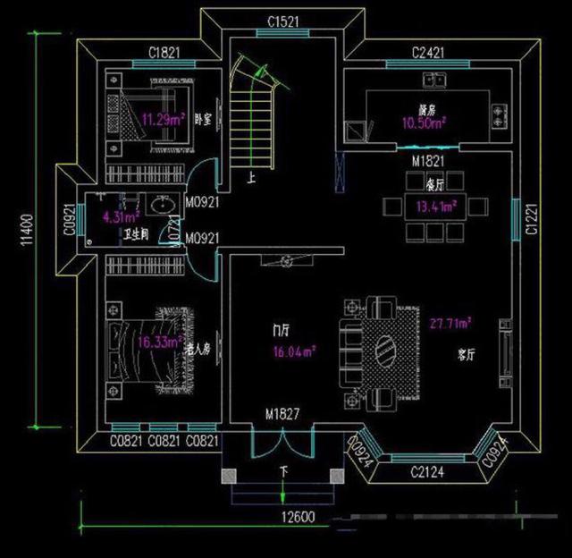 2套的農(nóng)村實用別墅設(shè)計圖，5間臥室，造價都在25萬以內(nèi)