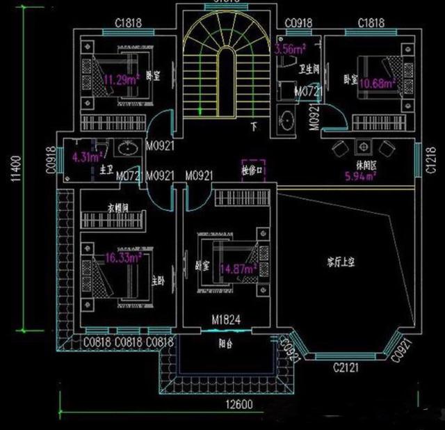 2套的農(nóng)村實用別墅設(shè)計圖，5間臥室，造價都在25萬以內(nèi)