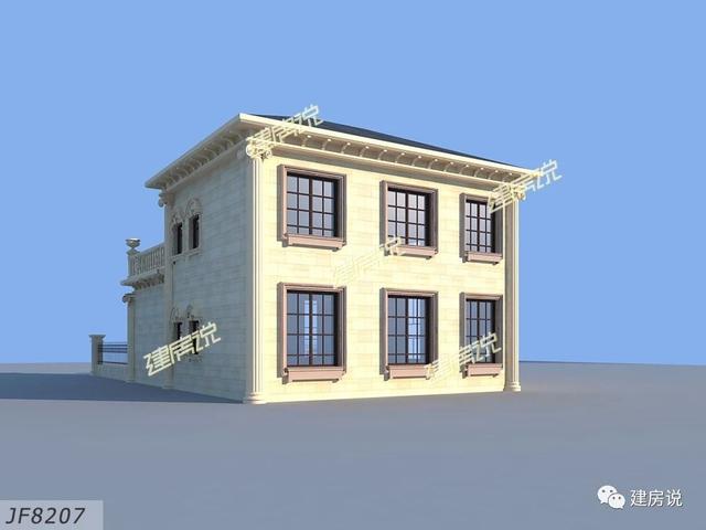 3套氣派的別墅設計圖，典型歐式風格，顏值超高，值得一建