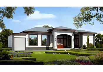 一層平房設(shè)計圖及效果圖，一層自建房也能這樣洋氣