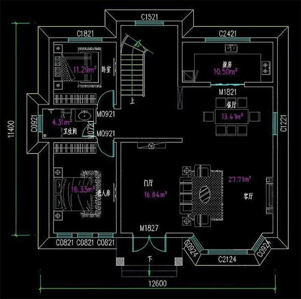精選3款二層別墅設計圖，經典大氣，今年的潮流爆款