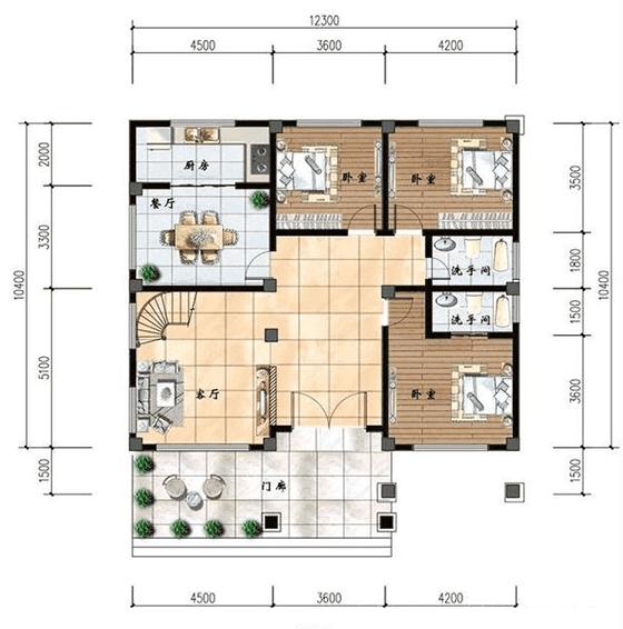 2款8臥室三層別墅設(shè)計圖，農(nóng)村人最愛，大氣亮眼不懼任何別墅對比