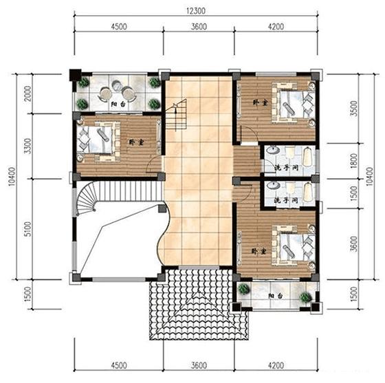 2款8臥室三層別墅設(shè)計圖，農(nóng)村人最愛，大氣亮眼不懼任何別墅對比