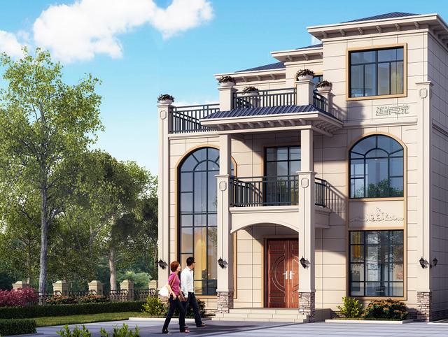 3棟農村歐式別墅設計圖，造型精美、布局合理，絕對是農村建房一個不可多得的好選擇