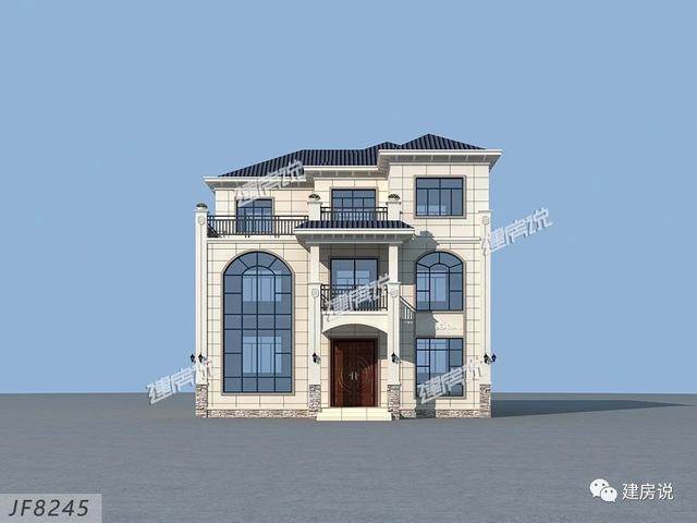 3棟農村歐式別墅設計圖，造型精美、布局合理，絕對是農村建房一個不可多得的好選擇
