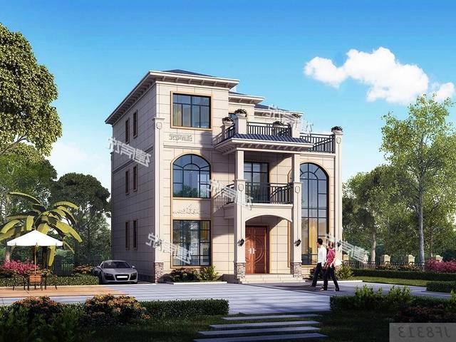 3棟農村歐式別墅設計圖，造型精美、布局合理，絕對是農村建房一個不可多得的好選擇